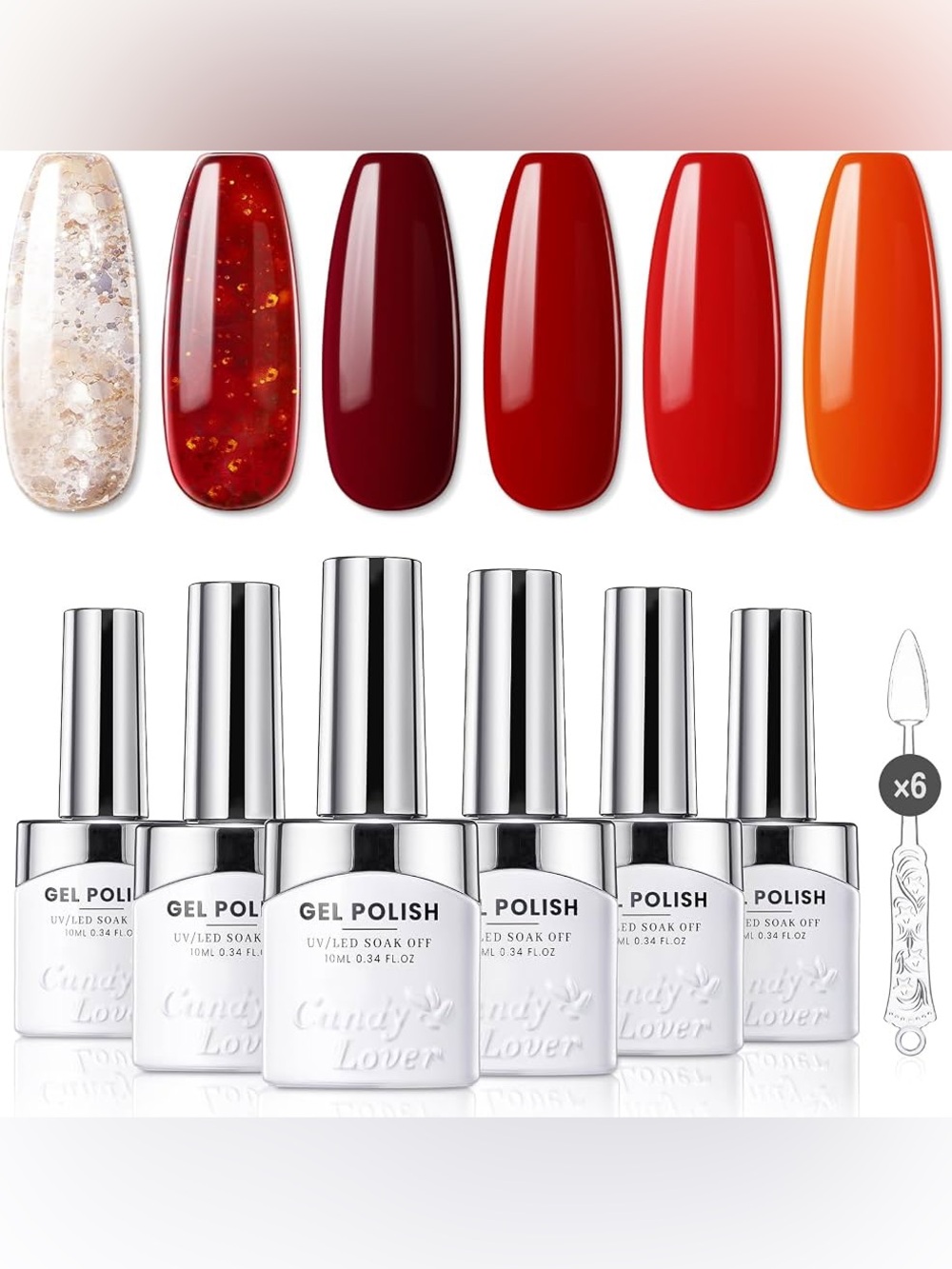 Candy Lover Long Wearing
Type Nail Gel Polish_8 colors*6ml